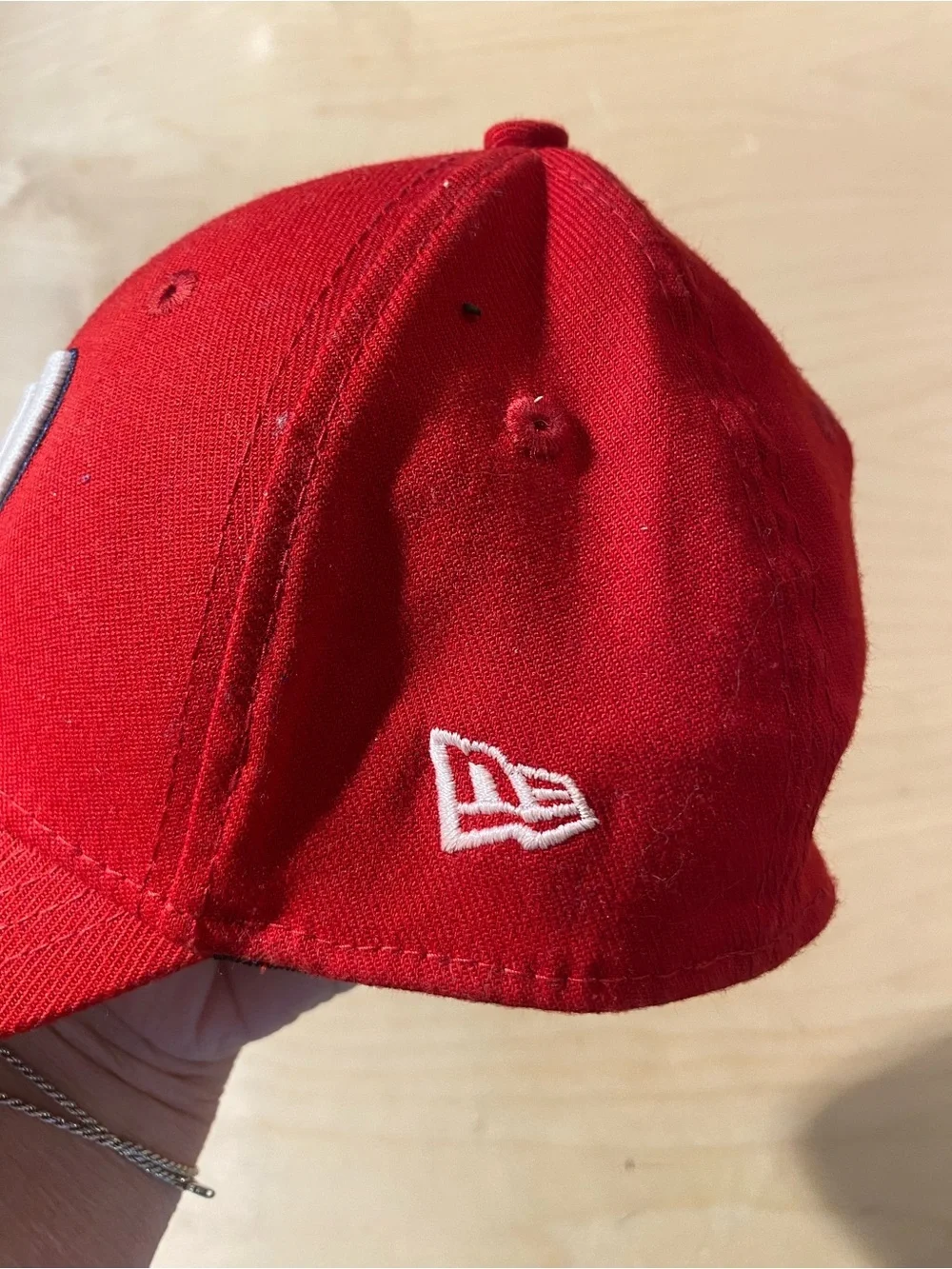 New Era Child Youth Red Washington Nationals Baseball Fitted Cap (RS)